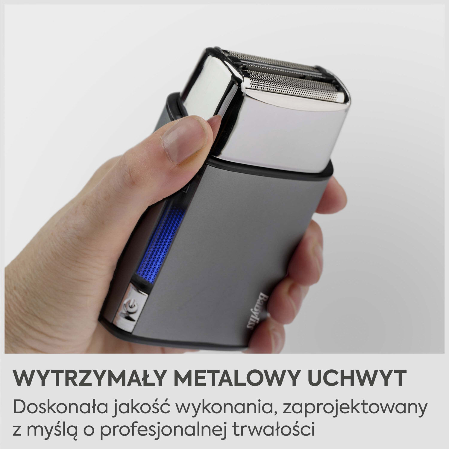 Golarka foliowa Super-X Metal Series (dwugłowicowa, srebrna)